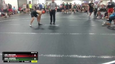 132 lbs Round 4 (8 Team) - Sam Vissers, Headhunters Green vs Joe Vecchio, Validus WC Gold