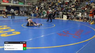 88 lbs Final - Mason Glass, Fort LeBoeuf vs Marco Hutcherson, Young Guns