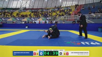 LUIZ HENRIQUE BORGES SANTOS vs JONATHAN COSTA DE PAULA 2026 FPJJ Circuito Paulista GI Etapa 3