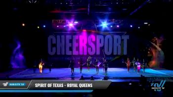 Spirit of Texas - Royal Queens [2021 L4 Senior - Small - B Day 1] 2021 CHEERSPORT National Cheerleading Championship