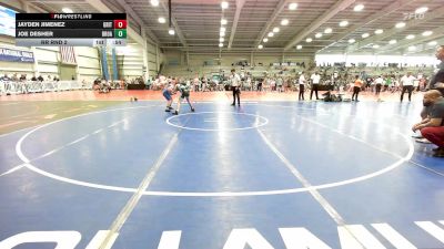 110 lbs Rr Rnd 2 - Jayden Jimenez, Grit Mat Club Blue vs Joe Desher, Broad Axe White