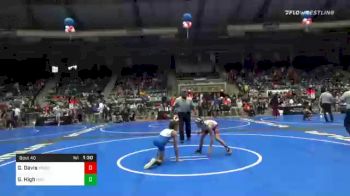 84 lbs Prelims - Grayson Davis, Mcdonald Wrestling Academy vs Gary High, Higher Calling WC