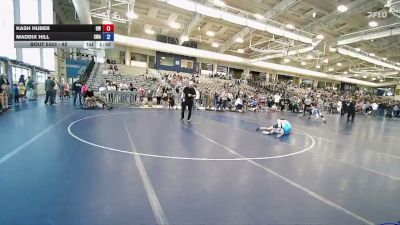 92 lbs Cons. Round 3 - Kash Huber, Uintah Wrestling vs Maddix Hill, Sanderson Wrestling Academy