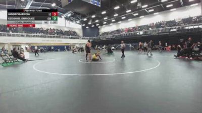 174 lbs Cons. Round 2 - Ezequiel Enriquez, Chabot College vs Jason Valencia, Lassen College