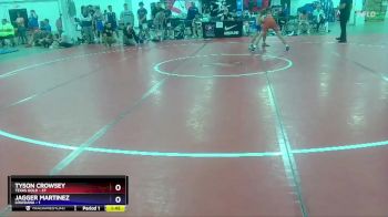 110 lbs Quarterfinals (8 Team) - Tyson Crowsey, Texas Gold vs Jagger Martinez, Louisiana