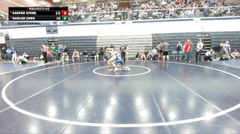 132 lbs Quarterfinal - Harper Stone, Southern Idaho Training Center vs Sawler Lweh, Small Town Grims