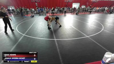 126 lbs Cons. Round 2 - Isaac Adams, MN vs Joshua Amorn-Vichet, IL