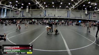 40 lbs Round 8 (10 Team) - Emerson Thompson, Undisputed Wrestling vs Jameson Claycomb, U2 Uprising Black