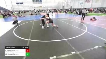 145 lbs Quarterfinal - Luke Vanbuskirk, Cvbjj vs Matthew Hernandez, Horizon