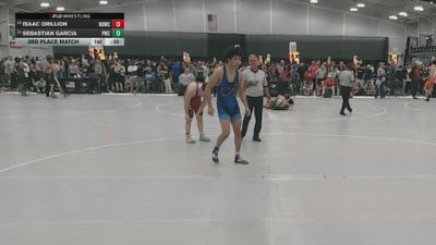 165 lbs 3rd Place Match - Sebastian Garcia, Peninsula Wrestling Club vs Isaac Orillion, New Orleans Wrestling Club