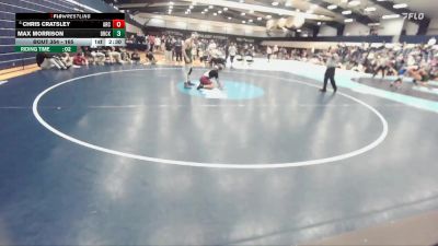 165 lbs Cons. Round 4 - Max Morrison, Brockport vs Chris Cratsley, Arcadia