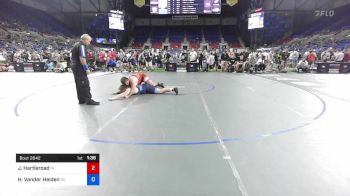 285 lbs Cons 16 #2 - James Hartleroad, Indiana vs Hunter Vander Heiden, Wisconsin