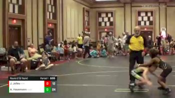 60 lbs Round 2 (6 Team) - Austin Hausmann, Headhunters Blue vs Jaxon Jolley, MI Pittbulls