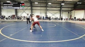 165 lbs Consi Of 8 #1 - Jordan DeCosta, Rhode Island College vs Chase Ledbury, Trinity