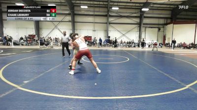 165 lbs Consi Of 8 #1 - Jordan DeCosta, Rhode Island College vs Chase Ledbury, Trinity