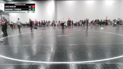 129 lbs Quarterfinal - Luke Mealer, Guerilla Wrestling Academy vs Dashaun **Thomas, Elite Athletic Club