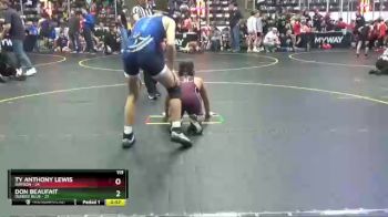 119 lbs Semis & 1st Wrestleback (8 Team) - Don Beaufait, Dundee Blue vs Ty Anthony Lewis, Davison
