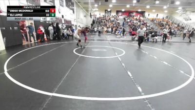 150 lbs Cons. Round 4 - Diego Mcdonald, Marshall vs Eli Lopez, Segestrom