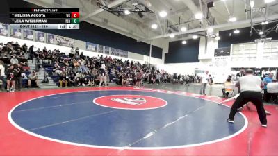 110 lbs Quarterfinal - Leila Witzerman, Peninsula vs Melissa Acosta, West Covina