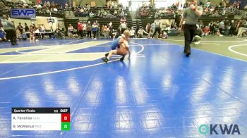 49 lbs Quarterfinal - Asher Fanshier, Clinton Youth Wrestling vs Barrett McManus, Piedmont