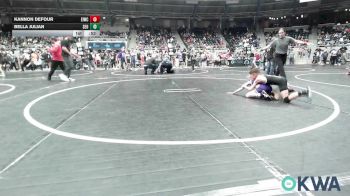 58 lbs Quarterfinal - Kannon Defour, Eufaula Ironheads Wrestling Club vs BELLA JULIAN, SEO Wrestling Club