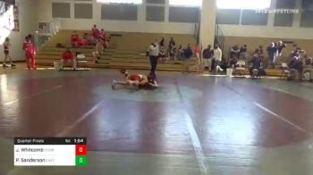 126 lbs Quarterfinal - Jaciah Whitcomb, Cumberland Valley vs Paul Sanderson, East Pennsboro