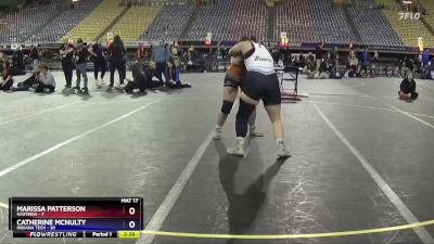 180 lbs 2nd Wrestleback (16 Team) - Catherine McNulty, Indiana Tech vs Marissa Patterson, Hastings