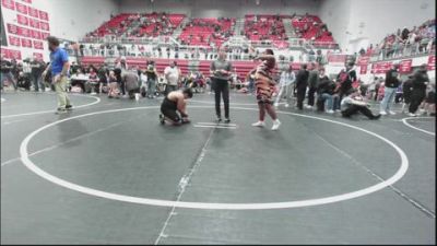 Rr Rnd 2 - Jazzlyn Douglas, Clinton Youth Wrestling vs Fabian Silva, OKC Saints Wrestling