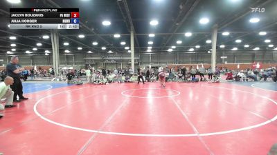 110 lbs Rr Rnd 5 - Jaclyn Bouzakis, PA West Black - GHSE vs Julia Horger, MGW Riptide - GHSE