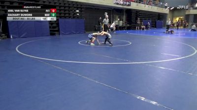 56 lbs Quarterfinal - Joel Van Slyke, Pittsburgh vs Zachary DuWors, Montclair