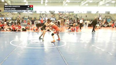 113 lbs Rr Rnd 1 - Brayden Johnston, MF Army Orange - HSB vs Mason Little, Team Gotcha - HSB