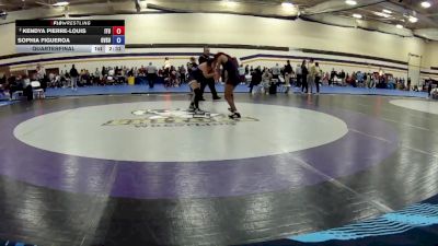 131 lbs Quarterfinal - Sophia Figueroa, Grand Valley State University Club vs Kendya Pierre-Louis, Indiana Tech University