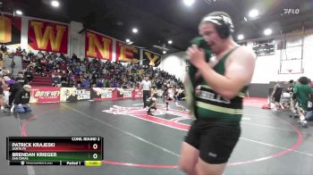 106 lbs Cons. Round 2 - Brendan Krieger, San Dimas vs Patrick Krajeski, Santa Fe