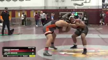 220 lbs Cons. Semi - Sergio Santiago, Chaparral vs Jaylen Ignacio, Aztec