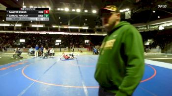 157 lbs Champ. Round 1 - Sawyer Evans, Cle Elum-Roslyn vs Samuel Kincaid, Gonzaga Prep