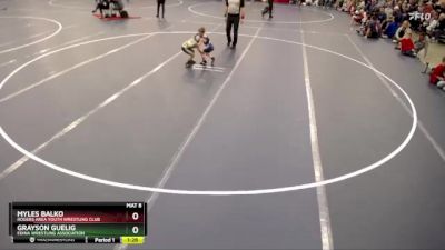 Quarterfinal - Grayson Guelig, Edina Wrestling Association vs Myles Balko, Rogers Area Youth Wrestling Club