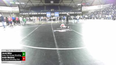 110 lbs Champ. Rd Of 16 - Jacob Miller, Scrap Yard Garage Wrestling vs Andre Martinez, Sua Sponte Wrestling Club