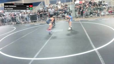 74 lbs Round Of 16 - Kase Thomsen, Fighting Squirrels WC vs Eli Galvan, Valiant College Prep