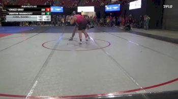 285 lbs Cons. Round 1 - Denton Wainscott, Powell Wrestling Club vs Chazz Gray, Un-attached