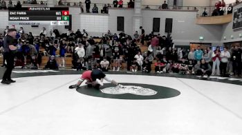 120 lbs Round Of 16 - Zac Faria, North Attleborough vs Noah Price, Duxbury