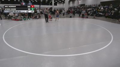 120 lbs Cons. Rd Of 64 - Will Norman, South Dakota vs Ayden Chunn, Rise Wrestling Academy