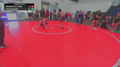 125 lbs Round 4 - Maddison St Aubin, Grand Terrace vs Erin Martinez, Santiago High School