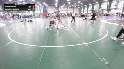 114 lbs Rr Rnd 2 - Alexis Kiger, The Asylum Pink vs Isabella Yodice, OBWC Scarlet