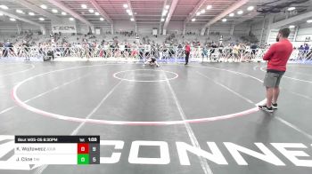 126 lbs Rr Rnd 2 - Kolt Wojtowecz, Journeymen Wrestling Black vs Jayden Cline, The Asylum Black