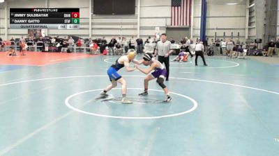 6 - 132 lbs Quarterfinal - Danny Gatto, Stafford vs Jimmy Suldbayar, Chantilly