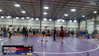 190 lbs Round 3 - Trinity Tafoya, Eastern Oregon University vs Renaeh Ureste, Gray Harbor College