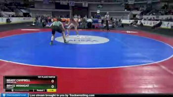 5A-6A 145 1st Place Match - Brady Campbell, Opelika Hs vs Bryce Wanagat, Pelham