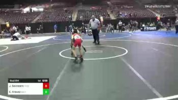 58 lbs Round Of 16 - Jakobey Seimears, Prosser Wrestling Academy vs Ethan Krausz, Aberdeen WC