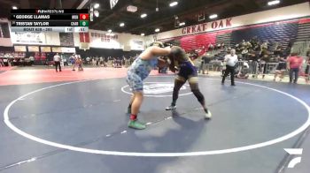 285 lbs Cons. Semi - Tristan Taylor, Charter Oak vs George Llamas, Montclair