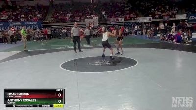 D 2 120 lbs Cons. Round 1 - Omar Padron, Caddo Magnet vs Anthony Rosales, Bossier